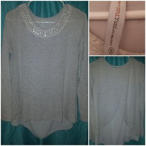 Beautiful Gray Blouse